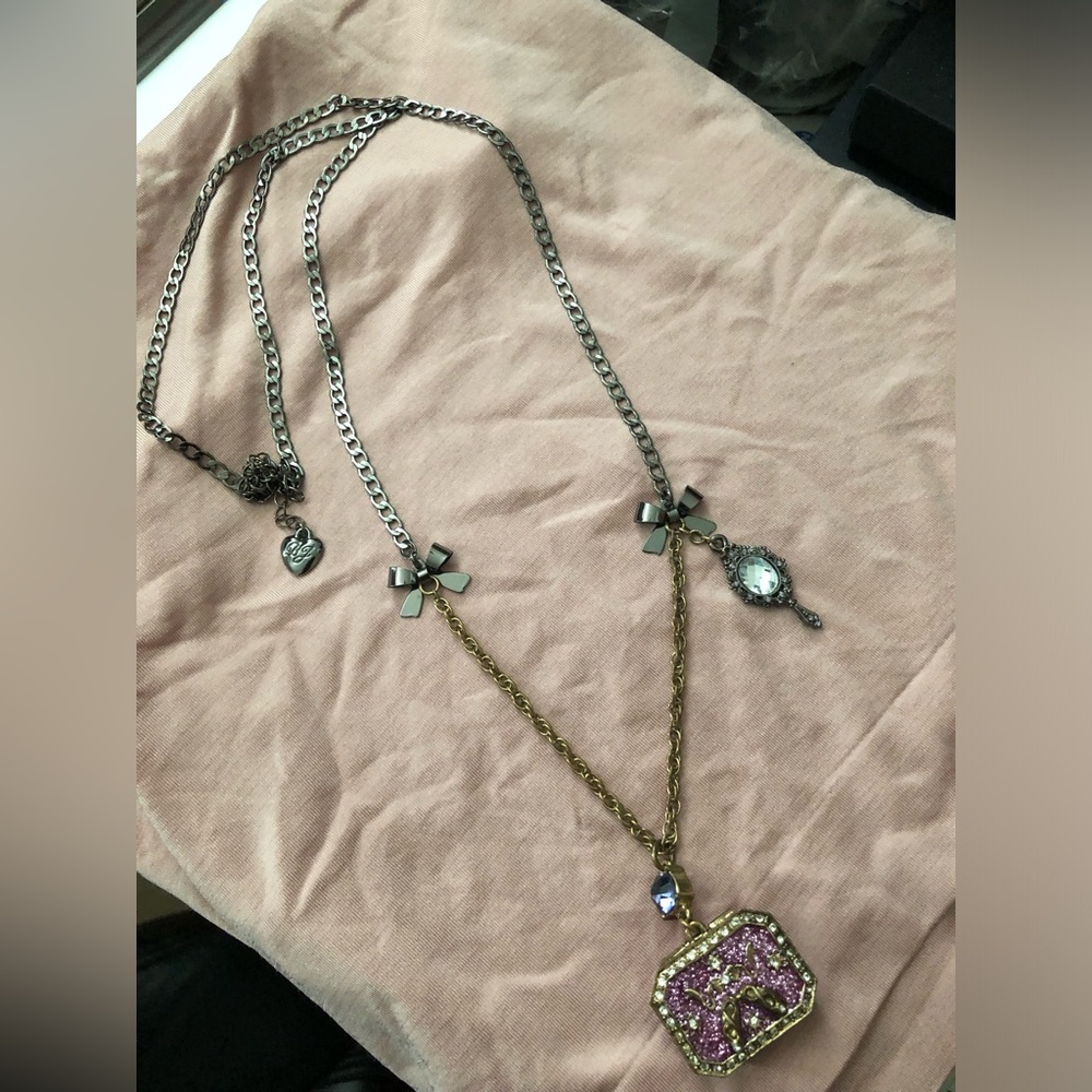 Betsey Johnson ballerina long necklace - Picture 5 of 6